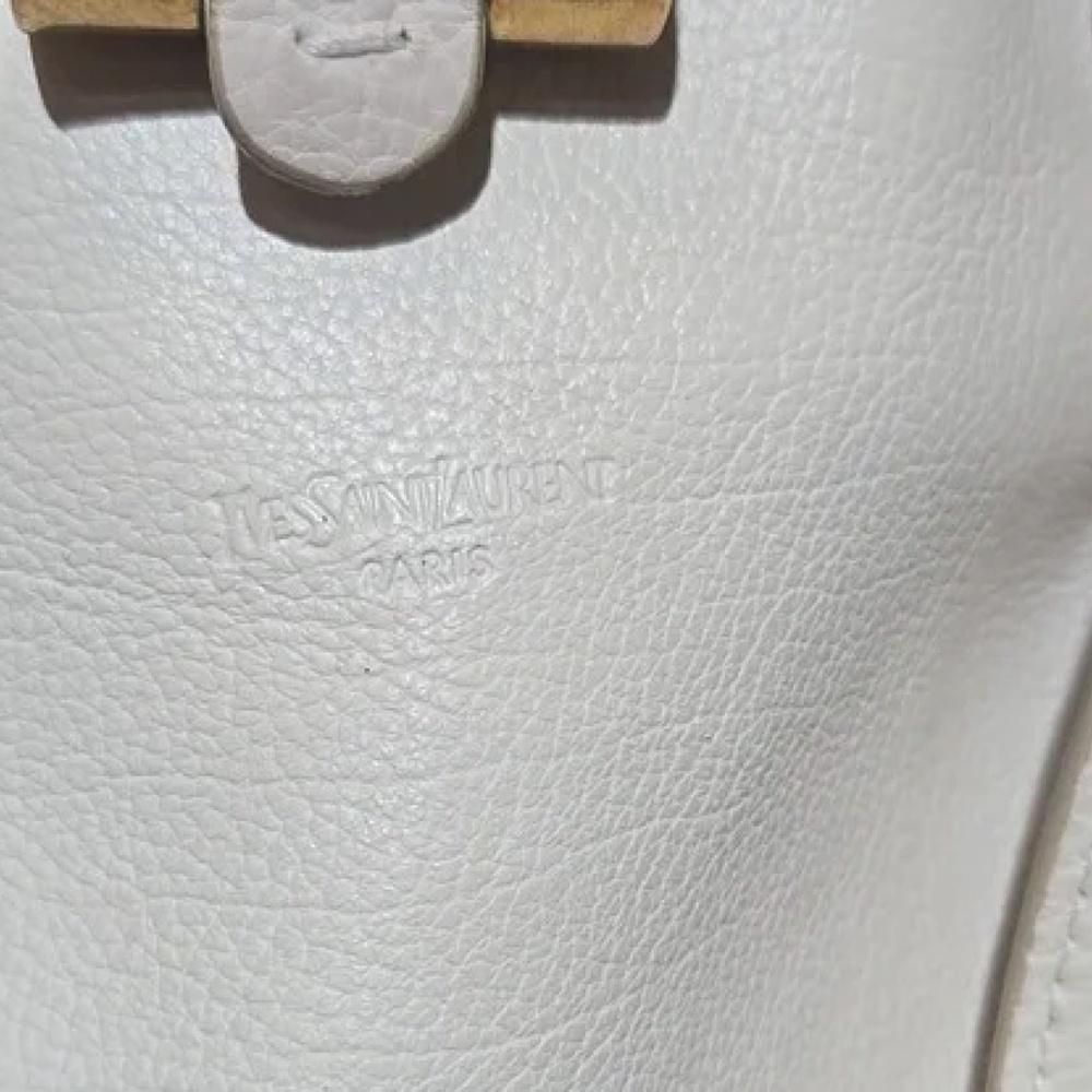 Authentic YSL Yves Saint Laurent Ivory Muse Bag - Picture 10 of 16